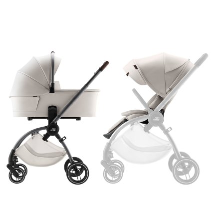 BRITAX Sada kočíka Rio + hlboká vanička Lux, Soft Taupe
