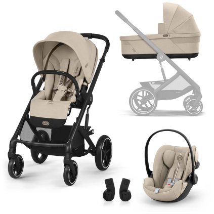 CYBEX Kočík kombinovaný Balios One Box comfort 3v1 Almond Beige