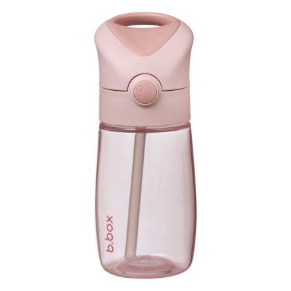 b.box Fľaša na pitie so slamkou Junior 380 ml - blush crush