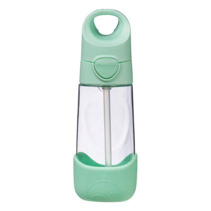 b.box Fľaša na pitie so slamkou 450 ml - spearmint