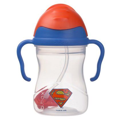 b.box Hrnček so slamkou 240 ml - Superman | b.box