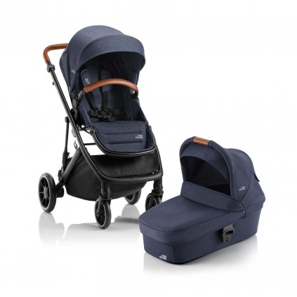 BRITAX Set kočík Strider M + hlboká korba, Navy Ink