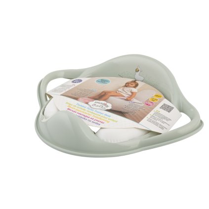 MALTEX Redukcia na WC s úchytmi mäkká Lama Minimal - sage green