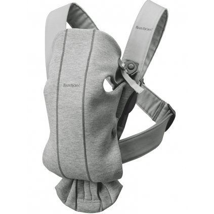 BABYBJÖRN Nosič Mini, Light Grey 3D Jersey