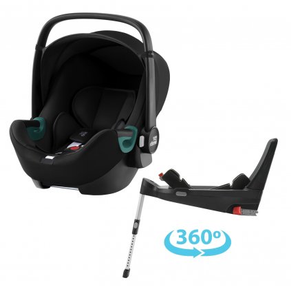 BRITAX Autosedačka Baby-Safe 3 i-Size Flex Base 5Z Bundle, Space Black