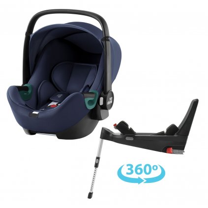 BRITAX Autosedačka Baby-Safe 3 i-Size Flex Base 5Z Bundle, Indigo Blue