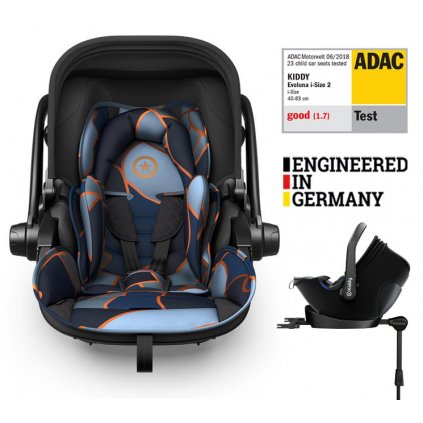 KIDDY Autosedačka Evoluna i-size 2 + Isofix základňa 40-83 cm Urban Camo