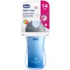 CHICCO Hrnček Sport termo so slamkou 266 ml modrý 14m+