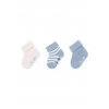 STERNTALER Ponožky krátke bavlna GOTS 3 ks v balení modrá chlapec veľ. 14 0-4m