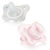CHICCO Cumlík Physioforma® Mini Soft celosilikónový 0-2m holka 2 ks