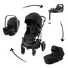 BRITAX Set kočík Smile 5Z + hlboká vanička + autosedačka Baby-Safe PRO + Vario Base 5Z Classic, Space Black