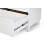 KLUPS Komoda s prebaľovacím pultíkom Iwo biela push-to-open