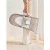 BABYBJÖRN Lehátko Balance Soft Grey Beige/White mesh, svetlá šedá konštrukcia