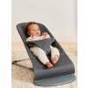 BABYBJÖRN Lehátko Bliss Anthracite cotton Petal, tmavá šedá konštrukcia