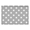 LALALU Podložka na hranie Premium White Star 190x130 cm
