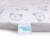 CEBA Poťah na prebaľovaciu podložku mäkkú 2 ks Blue, Teddy Bear+Light grey, Teddy Bear