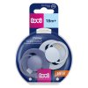 LOVI Cumlík silikónový dynamický Prime 18m+ 2ks Baby Blue/Blue