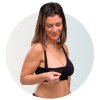 3005 seamless original maternity & nursing bra black – 1 2