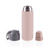 ZOPA Termoska na tekutiny se silikonovým držákem 400 ml, Candy pink