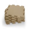 ZOPA Penová podložka Puzzle 30x30 cm 9ks, Hazel Brown