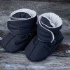 Voksi Baby Booties meadow green light grey 1-2y