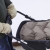 Voksi Stroller Mitten black light grey
