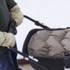 Voksi Stroller Mitten black light grey
