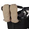 Voksi Stroller Mitten dark sand light grey