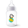 Philips AVENT Fľaša 260 ml Antikolik tučniak