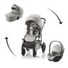 BRITAX Set kočík Smile 5Z + hlboká korba + autosedačka Baby-Safe PRO Lux, Linen Grey