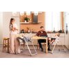 CHICCO Stolička jedálenská Polly Armonia - Carrara + Hrazdička Rainbow