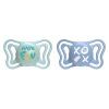 CHICCO Cumlíky Physio Light silikónové modré 6-16m, 2 ks
