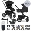 EASYWALKER SET Kočík 4v1 Jimmey Pepper Black XXL AIR + RWS + CYBEX Aton B2 i-Size +základňa