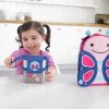 SKIP HOP Zoo Misky nerez Obedár 2 ks Motýlik 3r+