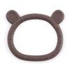 PETITE&MARS Hryzačka silikónová Teddy Bitter Cocoa 0m+