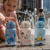 PETITE&MARS Fľaša nerezová termo so slamkou 350 ml Work Zone 12m+