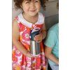 b.box Termoska na pitie so slamkou 350 ml - indigová/ružová