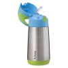 b.box Termoska na pitie so slamkou 350 ml - modrá