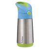 b.box Termoska na pitie so slamkou 350 ml - modrá