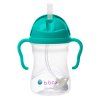 b.box Hrnček so slamkou - nefritovo zelený 240 ml