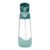 b.box Fľaša na pitie so slamkou 600 ml - emerald forest