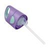 b.box Fľaša na pitie so slamkou 450 ml - lilac pop