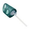 b.box Fľaša na pitie so slamkou 450 ml - emerald forest