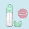b.box Fľaša na pitie so slamkou 450 ml - emerald forest