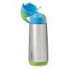 b.box Termoska na pitie so slamkou 500 ml - modrá/zelená