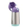 b.box Termoska na pitie so slamkou 350 ml - lilac pop