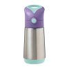 b.box Termoska na pitie so slamkou 350 ml - lilac pop