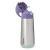 b.box Termoska na pitie so slamkou 500 ml - lilac pop