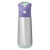 b.box Termoska na pitie so slamkou 500 ml - lilac pop