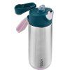 b.box Termoska na pitie šport 500 ml - indigo/ružová